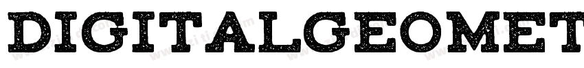 digitalgeometric Bol字体转换